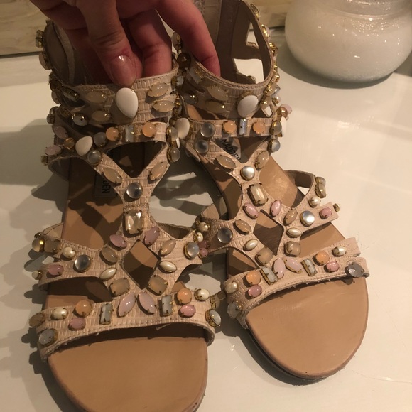 Steve Madden Shoes - Steve Madden Nude Gladiator Sandals